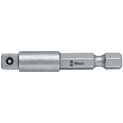 Rabatt 05050205001 Wera Fyrkantstapp 1/4" sexkantfäste 50 mm, 1/4"